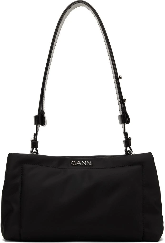 商品Ganni|Black Medium Pillow Baguette Bag,价格¥1572,第1张图片