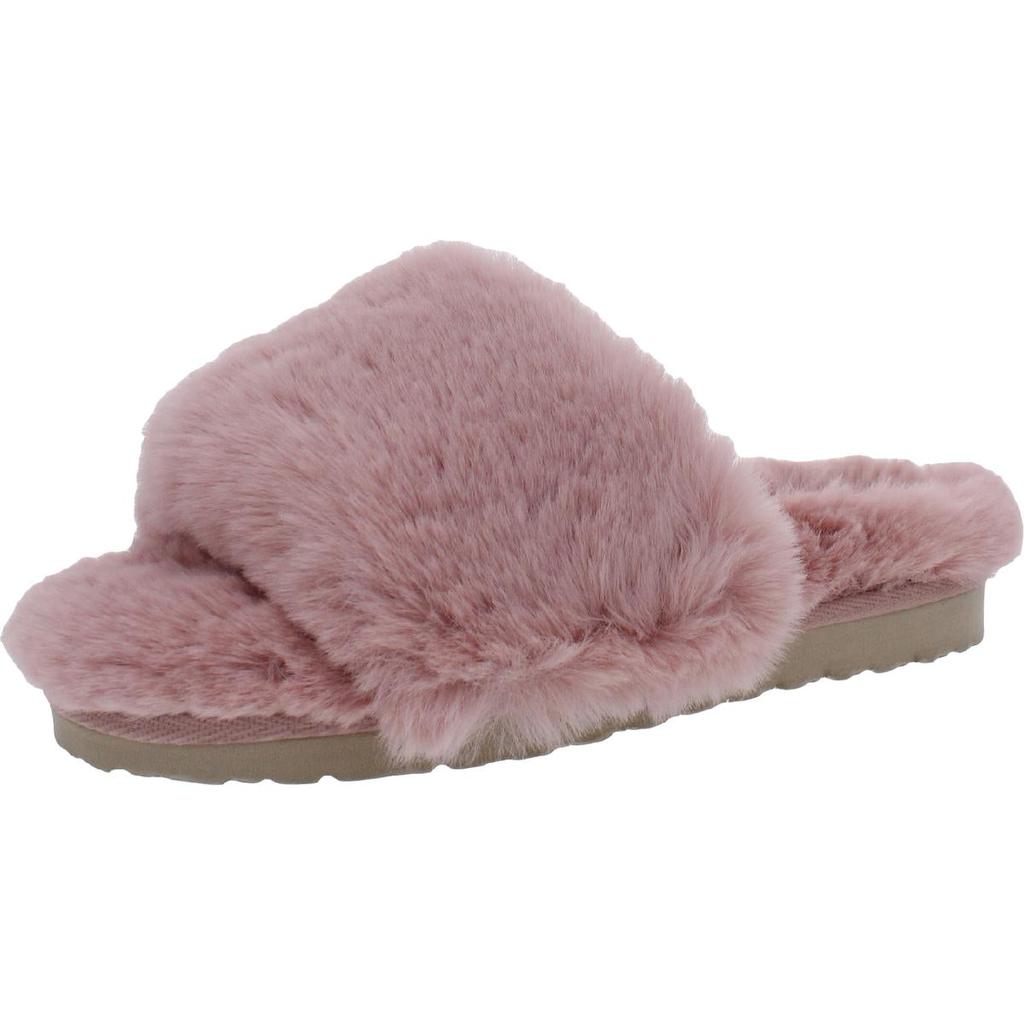 Sam Edelman Womens Jinnie Faux Fur Slip On Slide Slippers商品第1张图片规格展示