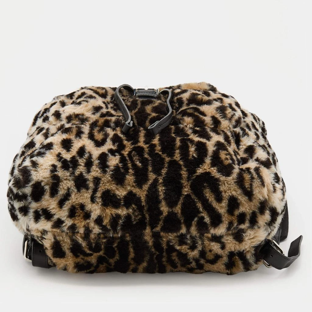 Moschino Multicolor Leopard Print Fur Backpack 商品