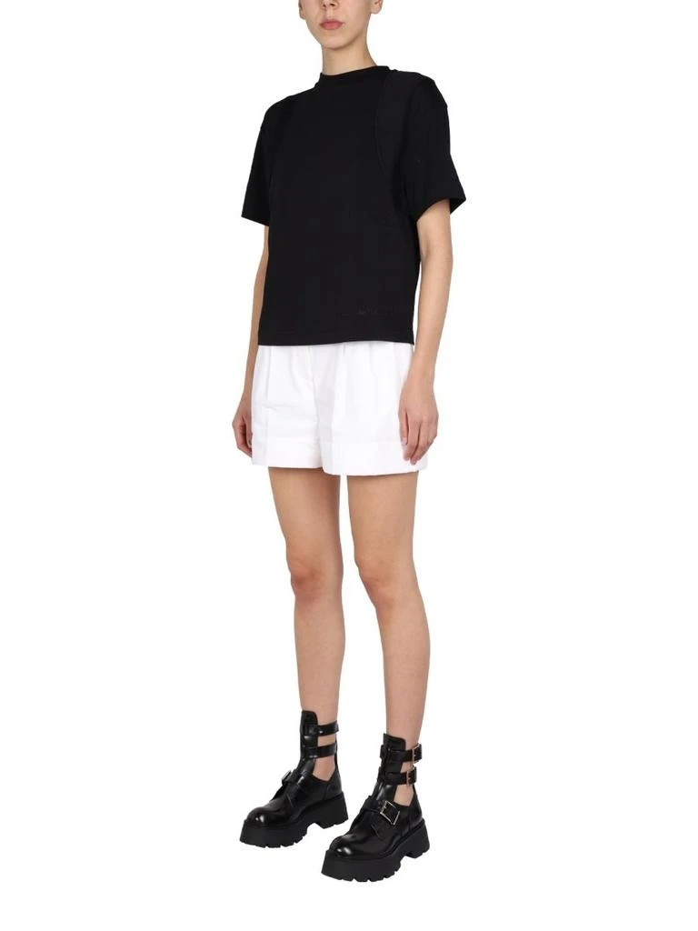 商品Alexander McQueen|Alexander McQueen Seam-Detailed Crewneck T-Shirt,价格¥3596,第3张图片详细描述