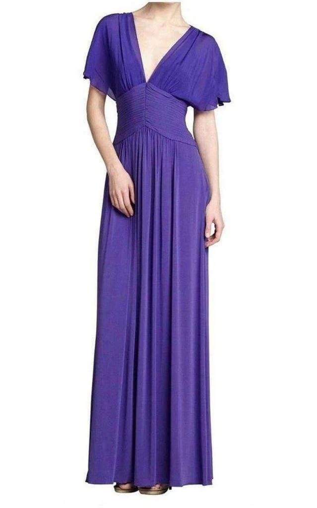 商品BCBG|Liz Purple Lace Back Formal Gown,价格¥2426,第1张图片