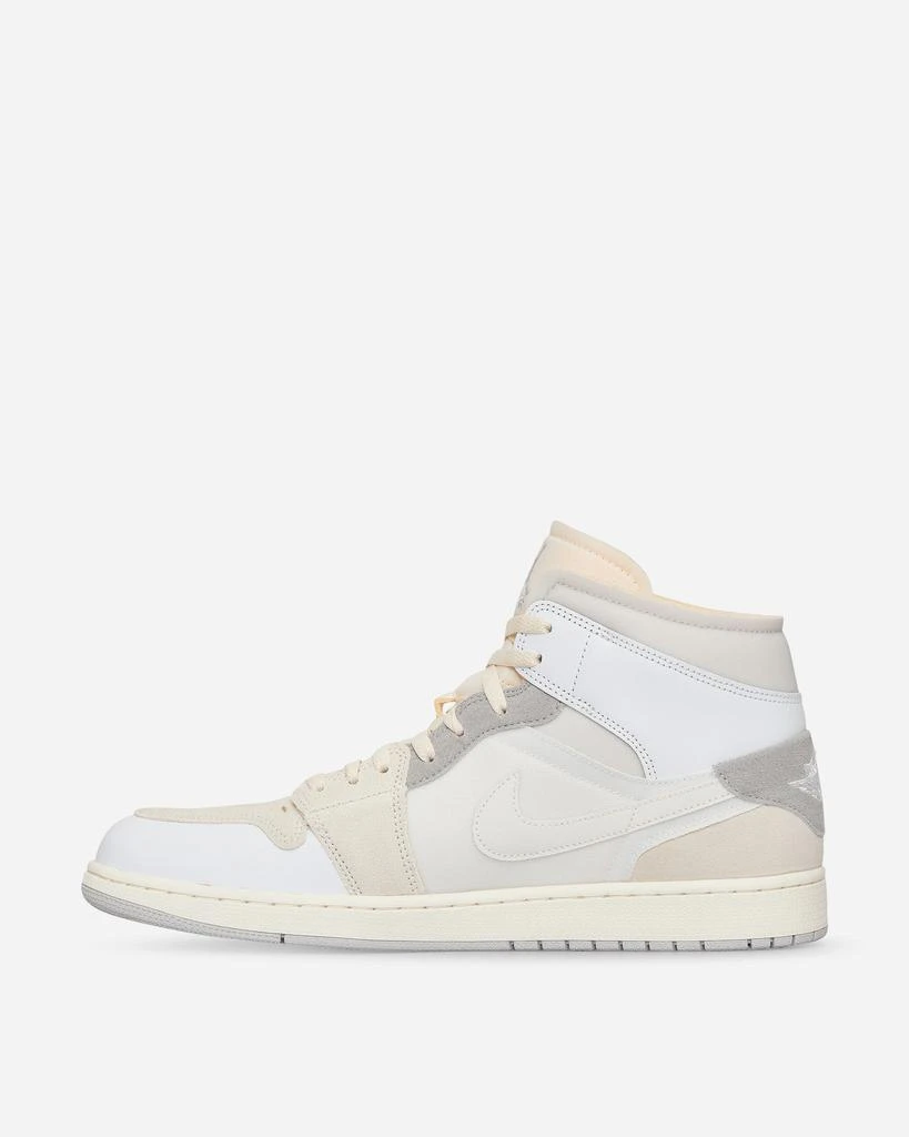 商品Jordan|Air Jordan 1 Mid SE Craft Sneakers White,价格¥1100,第3张图片详细描述