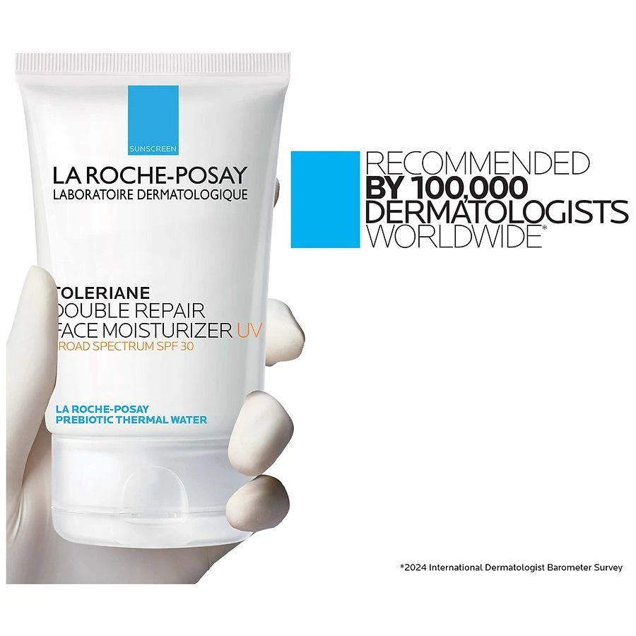 商品La Roche Posay|Face Moisturizer UV, Toleriane Double Repair Oil-Free Face Cream with SPF 30,价格¥178,第5张图片详细描述