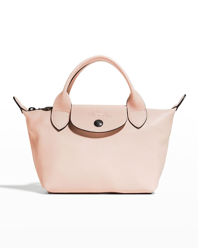 Le Pliage Cuir XS Leather Handbag with Strap商品第1张图片规格展示