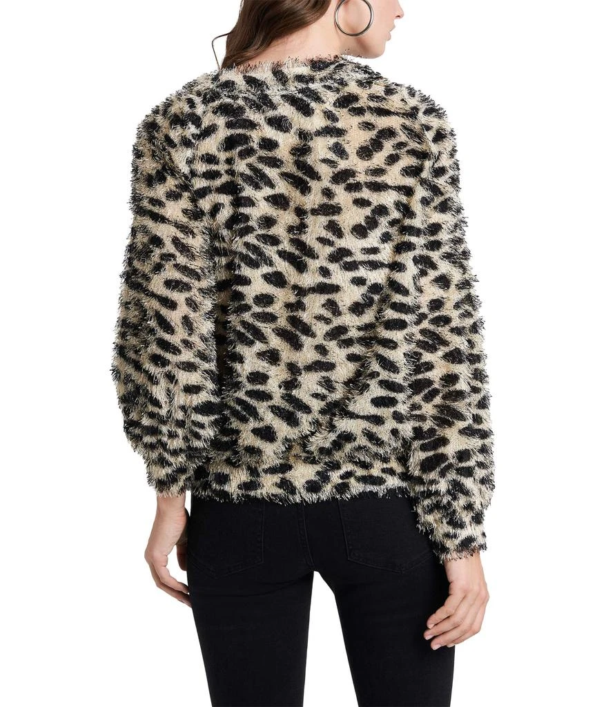 商品1. State|One Shoulder Leopard Pullover,价格¥116,第2张图片详细描述