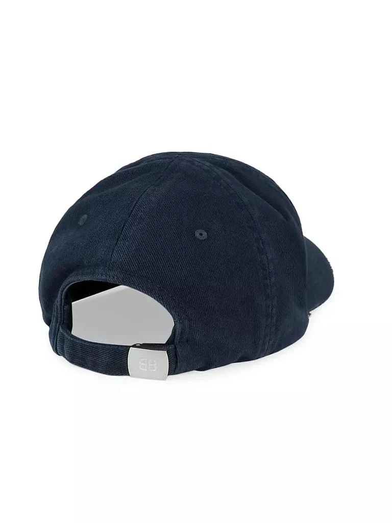 商品Balenciaga|New York Cotton Baseball Cap,价格¥1330,第2张图片详细描述
