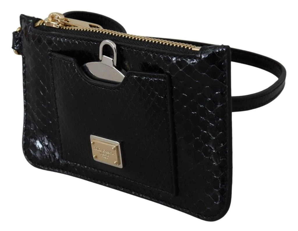 商品Dolce & Gabbana|Dolce & Gabbana Elegant Python Pattern Leather Wristlet Wallet,价格¥3578,第2张图片详细描述