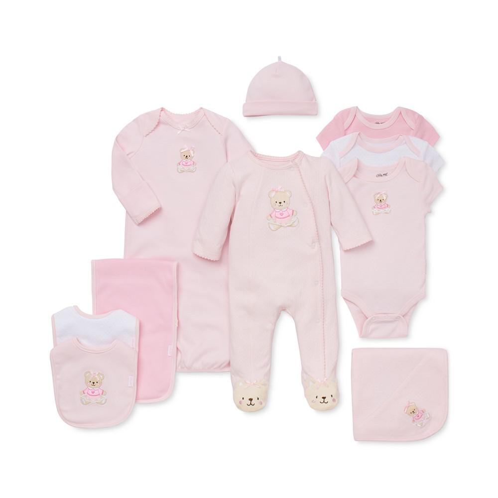 女婴Baby Girls' 2-Piece Sweet Bear Hat & Gown Set商品第2张图片规格展示