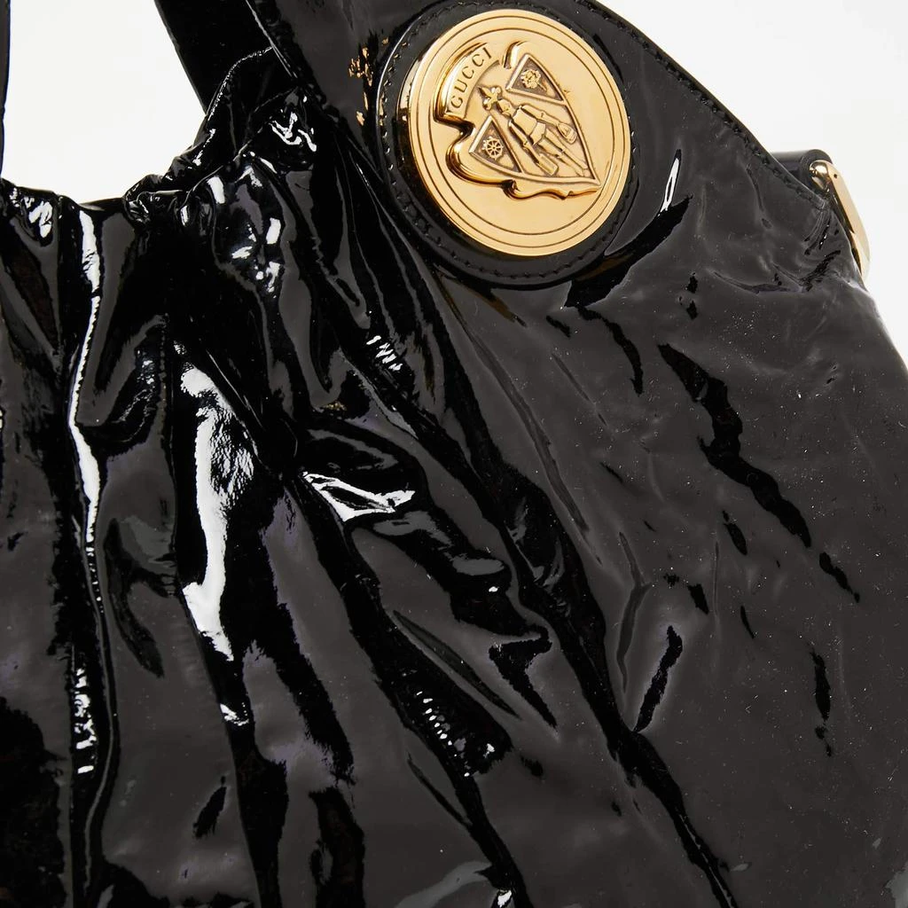 商品[二手商品] Gucci|Gucci Black Patent Leather Large Hysteria Tote,价格¥5120,第5张图片详细描述