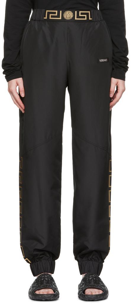 商品Versace|Black Polyester Sport Pants,价格¥3513,第1张图片