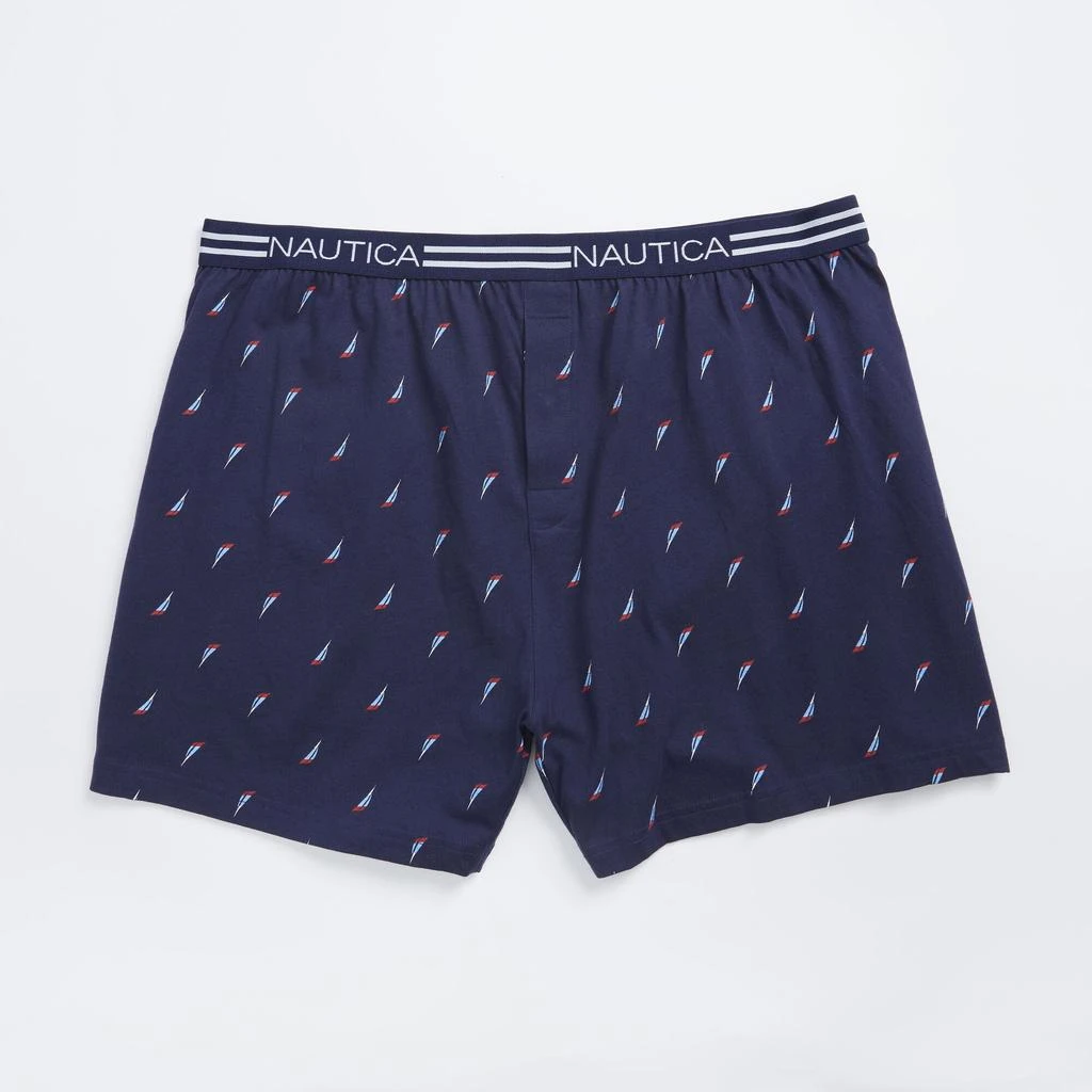 商品Nautica|Mens Striped Sailboat Knit Boxer,价格¥96,第1张图片