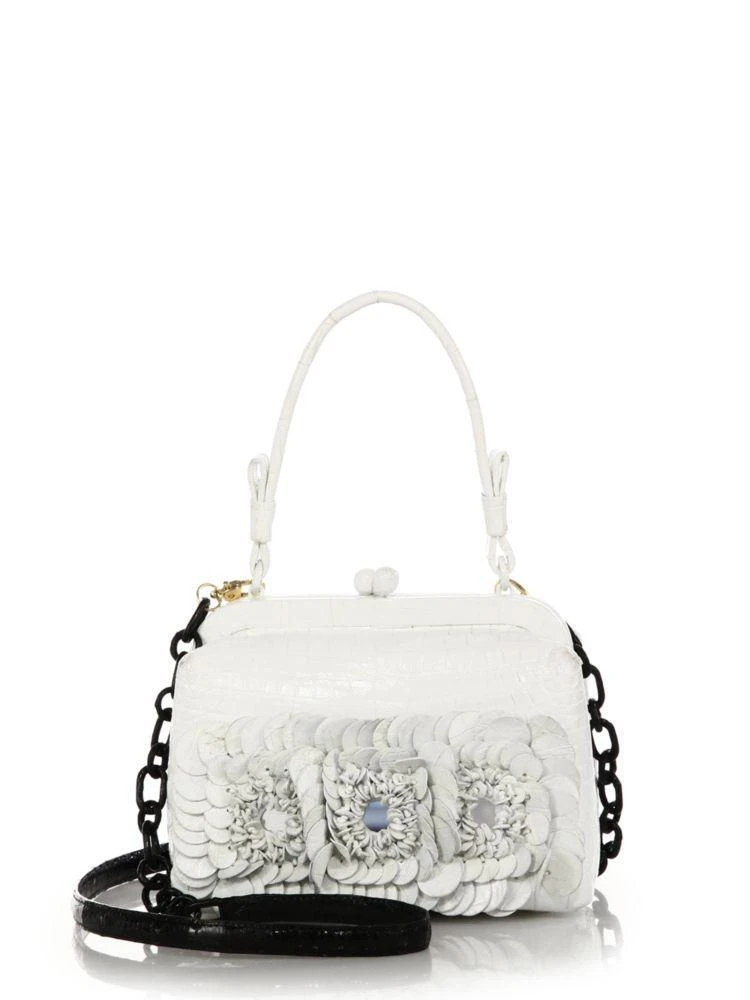 商品Nancy Gonzalez|Floral Framed Top Handle Bag,价格¥5779,第1张图片