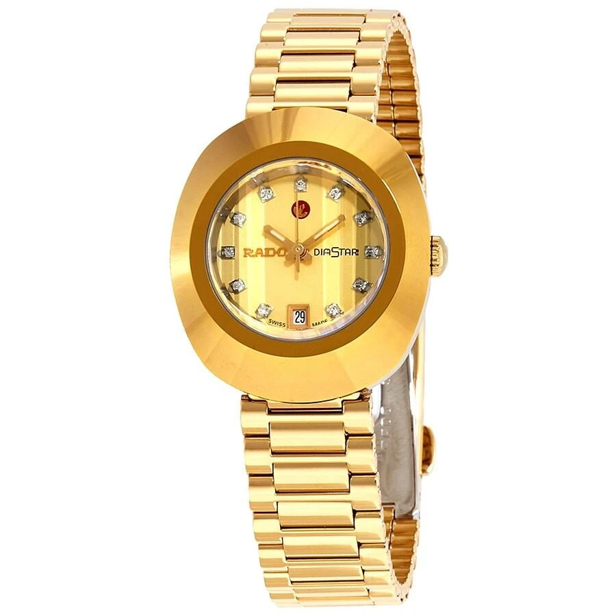 商品Rado|Original Diastar Champagne Dial Ladies Watch R12416633,价格¥7047,第1张图片