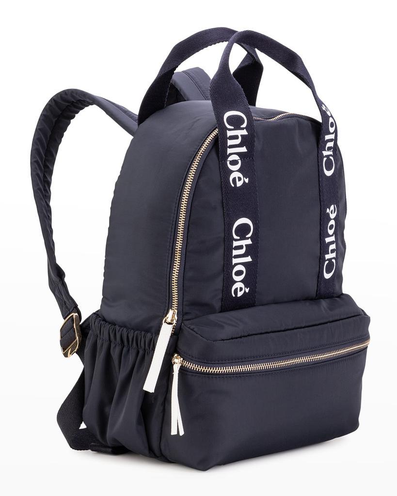 商品Chloé|Kid's Logo Web-Trim Backpack,价格¥2230,第4张图片详细描述