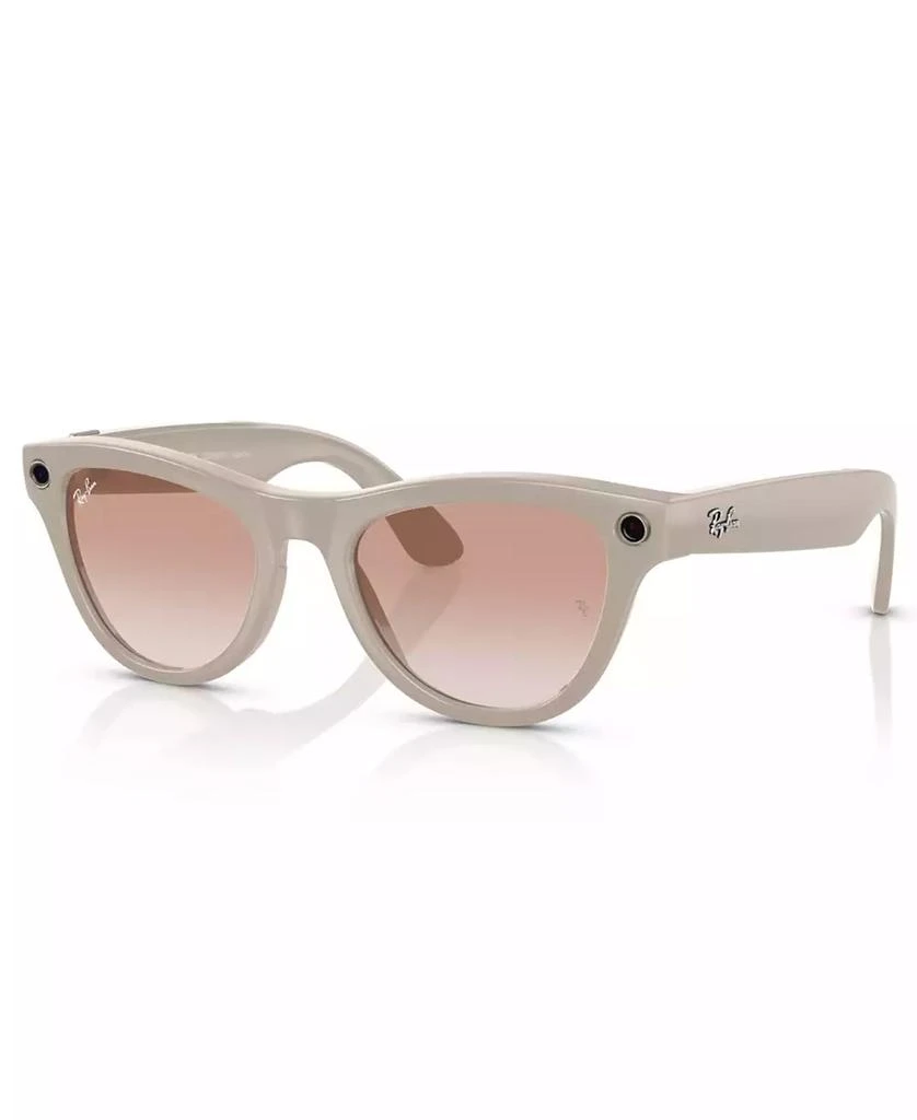 商品Ray-Ban|雷朋Meta Skyler 智能太阳镜 猫眼款 拍照录像听歌,价格¥2340,第1张图片