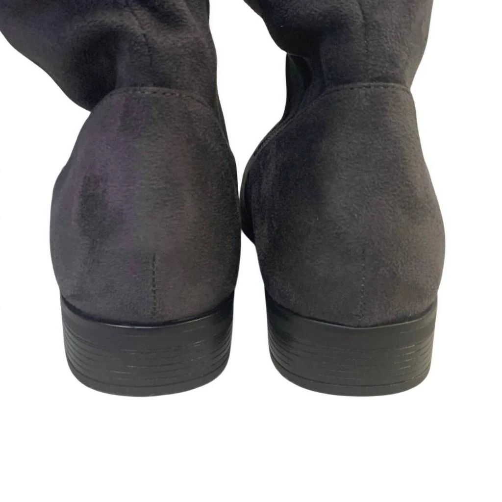 商品Dream Pairs|Dream Pairs - Women's Faux Suede Knee High Low Heel Fashion Boots,价格¥495,第2张图片详细描述