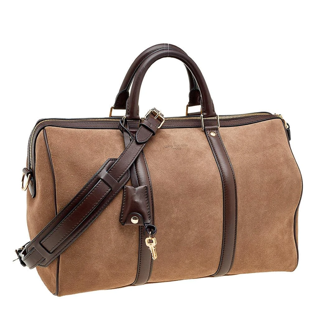 商品[二手商品] Louis Vuitton|Louis Vuitton Brown Suede and Leather Sofia Coppola SC MM Bag              ,价格¥15082,第3张图片详细描述