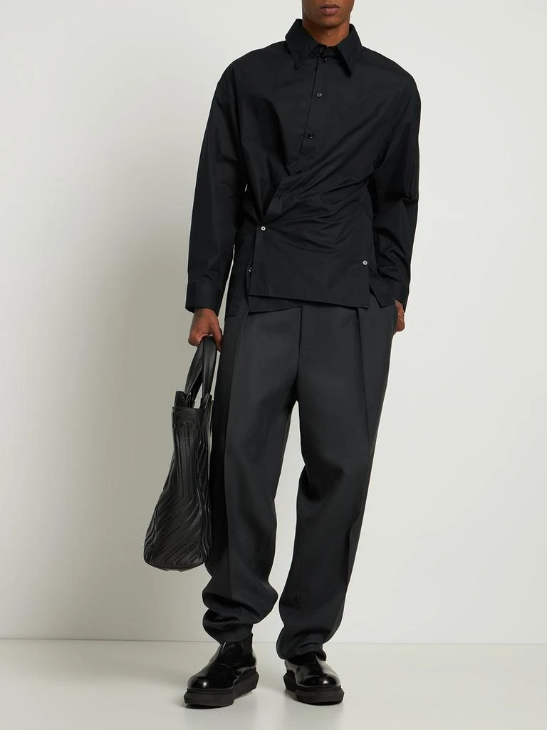 商品Lemaire|Twisted Cotton Poplin Shirt,价格¥3159,第1张图片详细描述