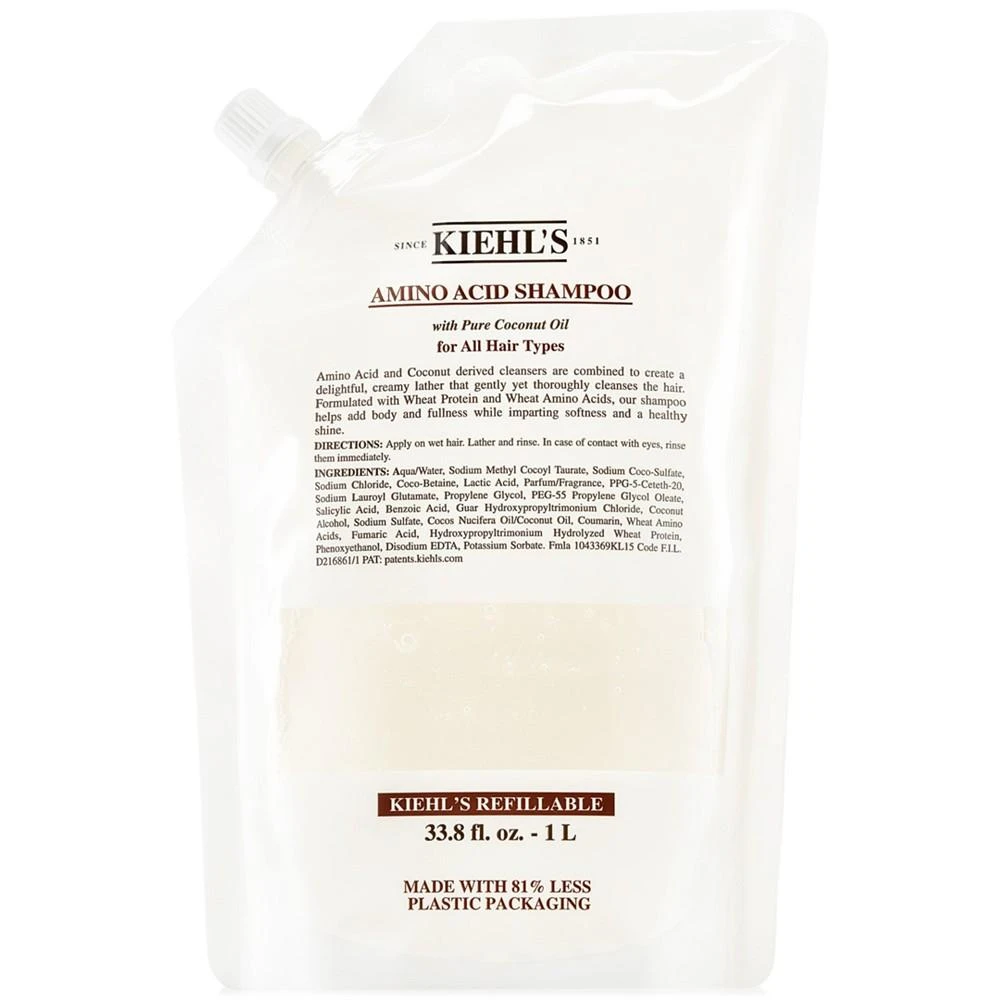商品Kiehl's|Amino Acid Shampoo Refill, 33.8-oz.,价格¥354,第1张图片