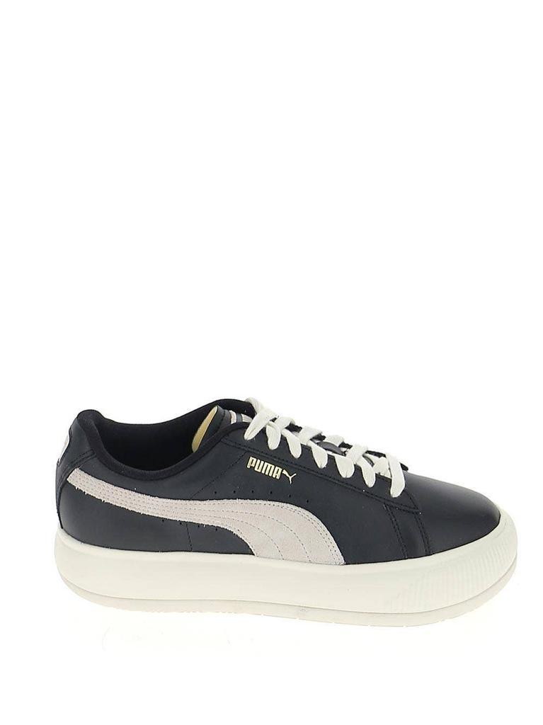 商品Puma|Black And White Leather Sneakers,价格¥507,第1张图片