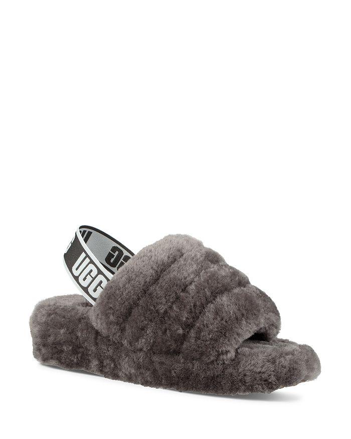 Women's Fluff Yeah Shearling Slingback Slippers商品第1张图片规格展示