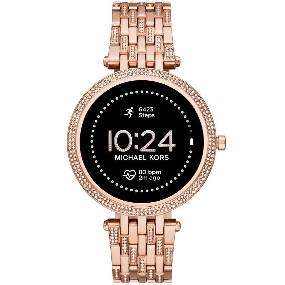 商品Michael Kors|Women's Gen 5E Darci Rose Gold Stainless Steel Smartwatch, 43mm,价格¥2970,第1张图片