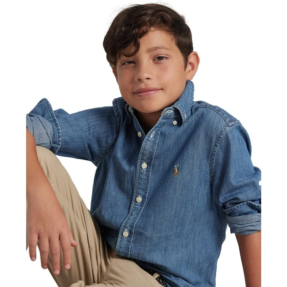 商品Ralph Lauren|大童全棉休闲衬衫,价格¥410,第3张图片详细描述