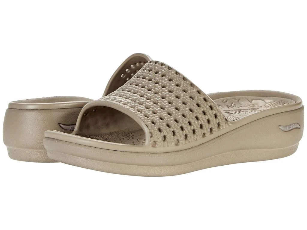 商品SKECHERS|Foamies Arch Fit Ascend Woven Slides,价格¥376,第1张图片