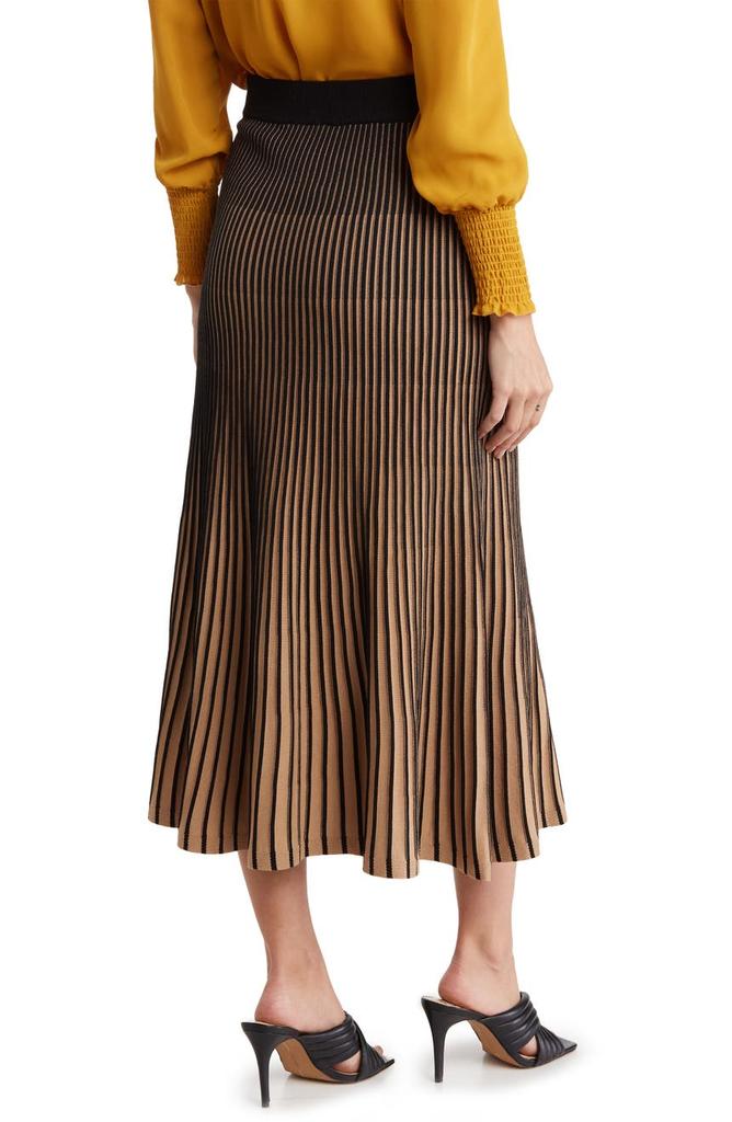 Ombré Sweater Knit Maxi Skirt商品第2张图片规格展示