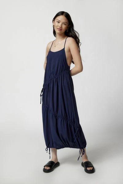 商品Urban Outfitters|UO Iris Cinched Midi Dress,价格¥305,第1张图片