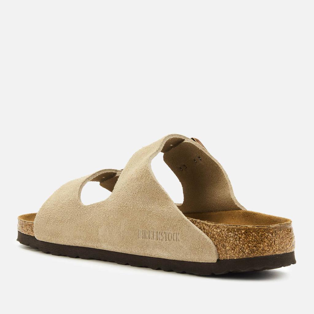 Birkenstock Women's Arizona Slim Fit Sfb Suede Double Strap Sandals - Taupe商品第2张图片规格展示