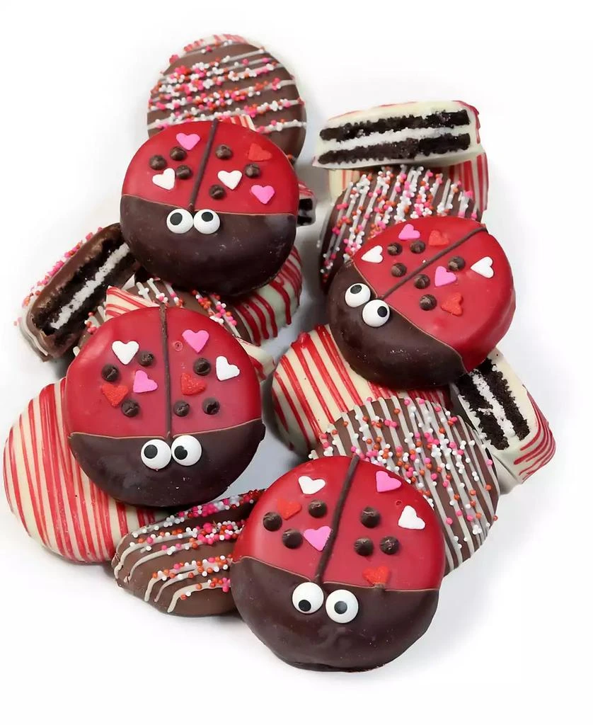 商品Chocolate Covered Company|Love Bug Belgian Chocolate Covered Oreo Cookies - 12 Pc,价格¥362,第1张图片