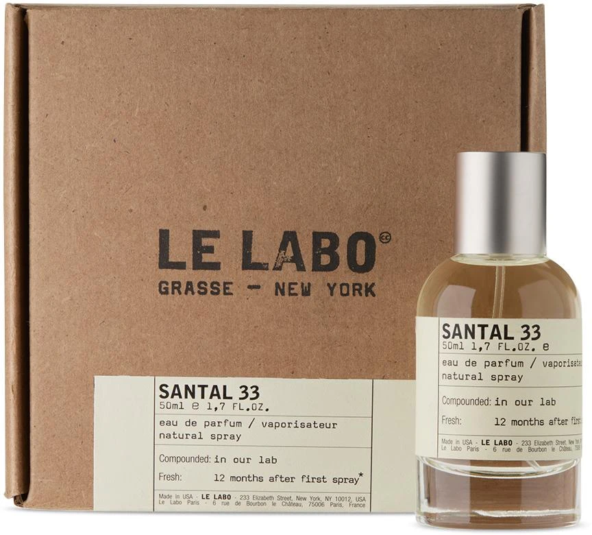 商品Le Labo|Santal 33 Eau de Parfum, 50 mL,价格¥1841,第3张图片详细描述