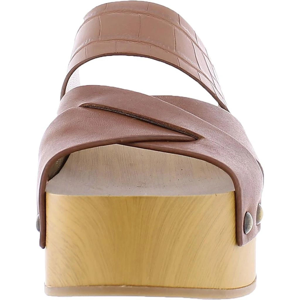 商品Sam Edelman|Sam Edelman Womens Bane Leather Wedge Platforms,价格¥91,第3张图片详细描述