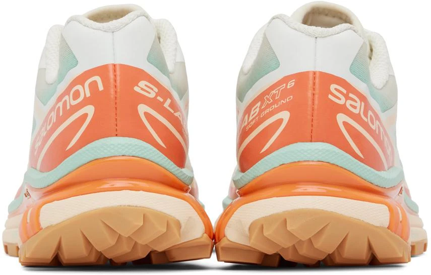 商品Salomon|Off-White & Orange XT-6 Skyline Low-Top Sneakers,价格¥866,第2张图片详细描述