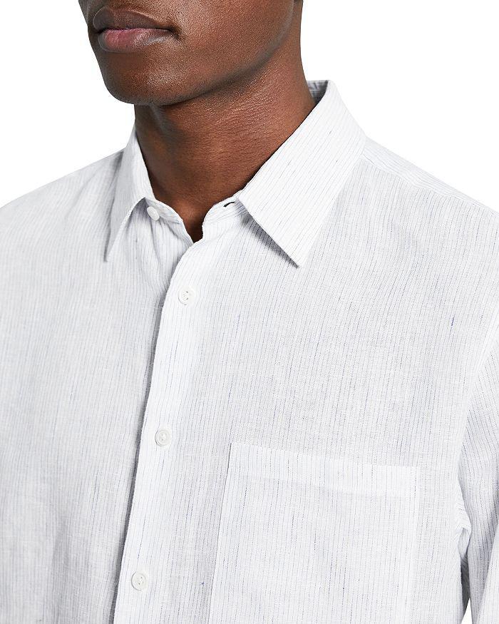 商品Theory|Irving Linen Stripe Button Down Shirt,价格¥1020,第5张图片详细描述