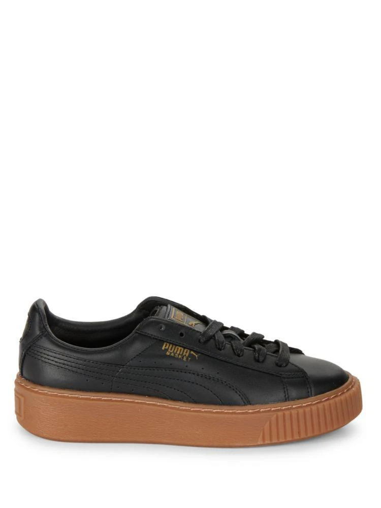 商品Puma|Basket Leather Lace-Up Sneakers,价格¥451,第5张图片详细描述