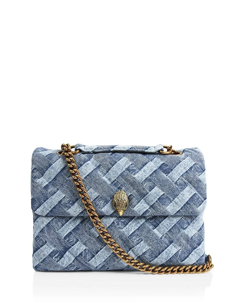 商品Kurt Geiger|Kensington Medium Denim Crossbody,价格¥1863,第1张图片