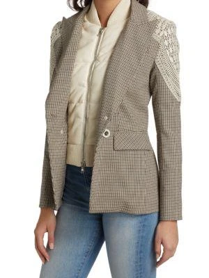 商品VERONICA BEARD|Dealey Faux Leather Dickey Vest,价格¥712,第3张图片详细描述