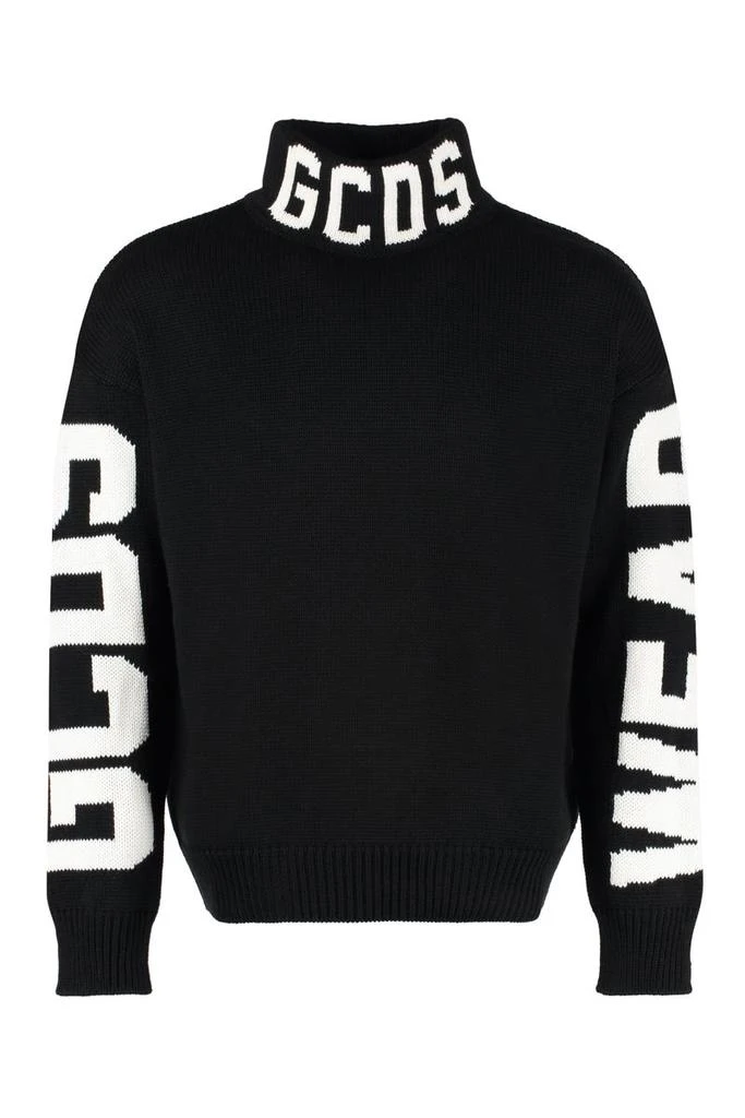 商品GCDS|GCDS WOOL-BLEND TURTLENECK SWEATER,价格¥1499,第1张图片