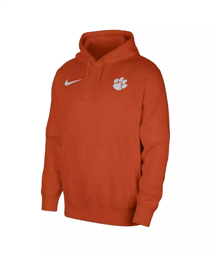 商品NIKE|Men's Orange Clemson Tigers Club Pullover Hoodie,价格¥390,第2张图片详细描述