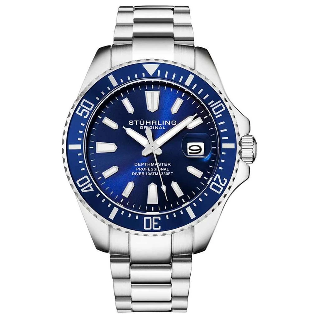 商品Stuhrling|Stuhrling Aquadiver Men's Watch,价格¥715,第1张图片