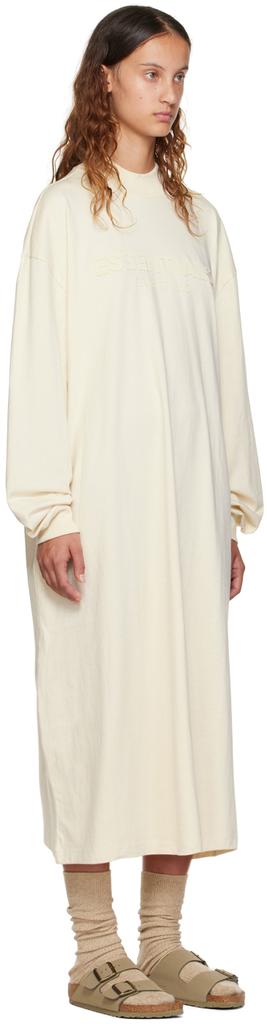 Off-White Long Sleeve Midi Dress商品第2张图片规格展示