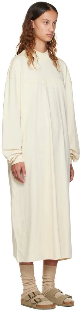 商品Essentials|Off-White Long Sleeve Midi Dress,价格¥357,第2张图片详细描述
