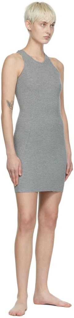 商品SKIMS|Gray Soft Lounge Minidress,价格¥626,第4张图片详细描述