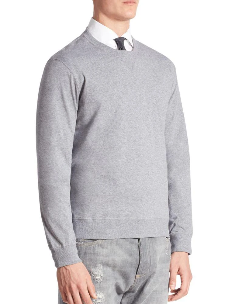 商品Brunello Cucinelli|Crewneck Heathered Sweater,价格¥1856,第3张图片详细描述