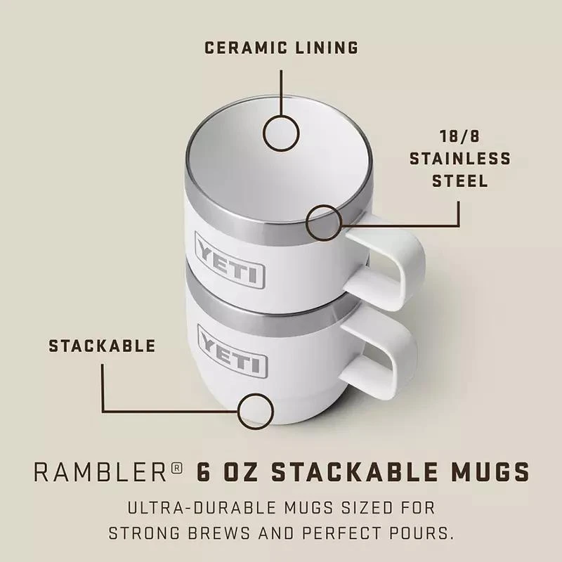 YETI 6 oz. Rambler Stackable Espresso Cups 商品