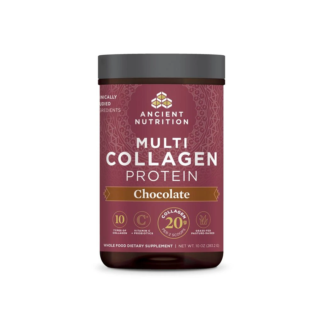 商品Ancient Nutrition|Multi Collagen Protein | Powder Chocolate (24 Servings),价格¥251,第1张图片