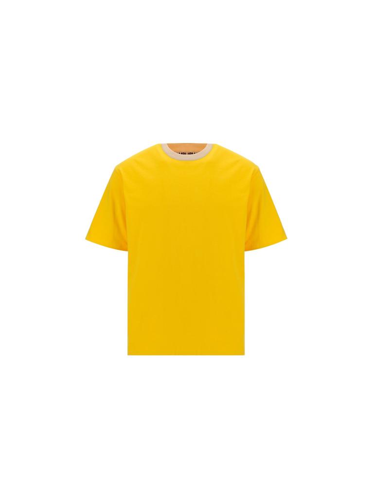 Ambush Men's  Yellow Cotton T Shirt商品第2张图片规格展示