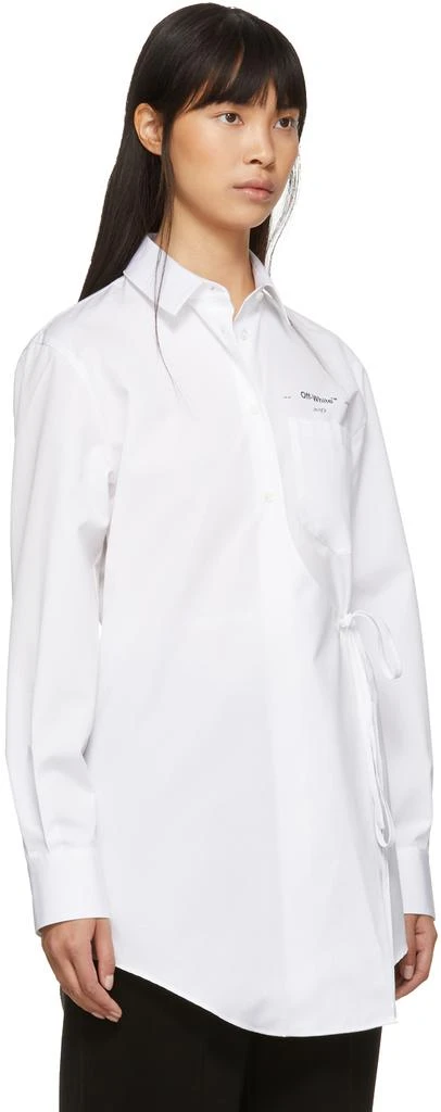 商品Off-White|White Wrap Shirt,价格¥2562,第2张图片详细描述